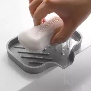 실리콘 비누 받침대 세면대 화장실 물빠짐 비누홀더 욕실비누받침대
