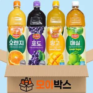 [모아박스] BEST 델몬트 오렌지 포도 망고 매실 1.5L x 4종 1개씩 총 4개