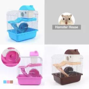 햄스터집 하우스 박스 드워프 케이지 놀이터햄스터 꾸미기 골든키우기 2층 리빙