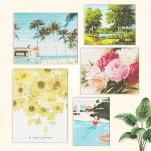 하모니아트 보석십자수 30x40큐빅 비즈 큐브 패키지 예쁜 집콕취미