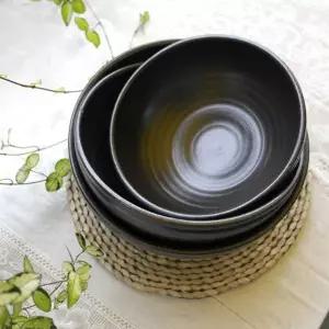 옹기 면기 (중) 옹기국그릇 옹기라면그릇 육개장 면기 대면기 소면기