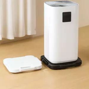 가정용 이동식 바퀴 패드360도회전트레이 무소음받침 가전용토대 플랫폼 무거운물건카트 이동대 에어컨 가