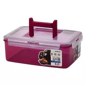 코멕스 뚜껑이 더 튼튼해진 김치통 마젠타 5.2L