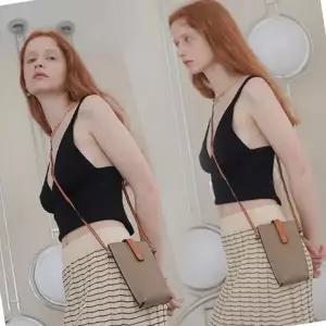 핸드폰케이스가방 소가죽 핸드폰 소가죽크로스백 여행용 카드케이스 가방 미니크로스백