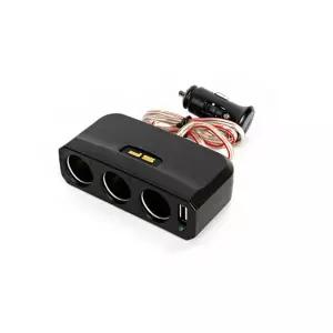 SF 삼진 토스 USB 3구소켓 블랙 멀티 충전컬러소켓 자동차전기용품 시거잭 소품 3구