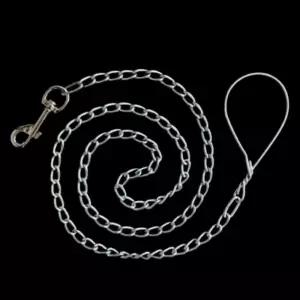 체인 개줄 2.5mm 강아지 큰개진돗개목줄 산책용개 반려견목 애견목 튼튼한목 개와이어 리드