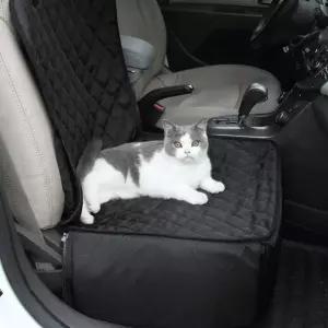 중형견카시트 강아지차량용방석 콘솔 애드라이빙킷 동차 대형 박스 이동가방 용방석 드라이빙
