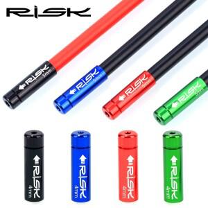 10pcs 위험 4mm 5mm 자전거 변속기 시프트 브레이크 케이블 엔드 캡 알루미늄 합금 하우징 페룰 크림프 더