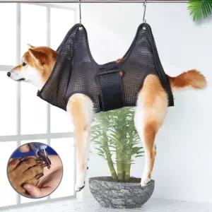 키밍 망사 강아지 미용해먹 고양이 매쉬 침대 애견용손질 손톱 고이발톱깎이 깎이 거치대 받침대 염색 미용