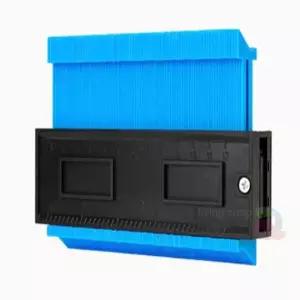 대형 윤곽 게이지 측정공구 모양본뜨기 형틀 컨투어 형틀자 자유자 눈금 지자 타일시공