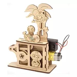 (SA) 전동 오토마타 원숭이와 애벌레과학만들기 조립 어린이 공부 선물 유치원 장난감 실험키트 기초 즐기