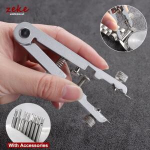 실버 시계 스프링 바 플라이어 도구 키트 제거 및 수리용 핀셋 세트 액세서리