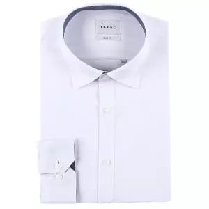 [롯데백화점]예작 예작 여름긴팔 슬림핏 스판 스냅 화이트셔츠YJ4FBS154WH,YJ4SBS154WH,YJESBS153WH