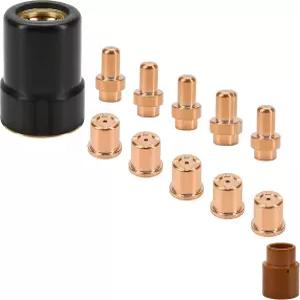 12Pc 플라즈마 전극 커터 팁 이스트우드 버사컷 40 토치 40Amps 트라피메트 CB50