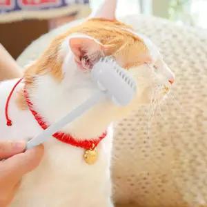 냥이 딸랑이 브러쉬 1개 색상 택1강아지용품 고양이 반려동물빗 털제거