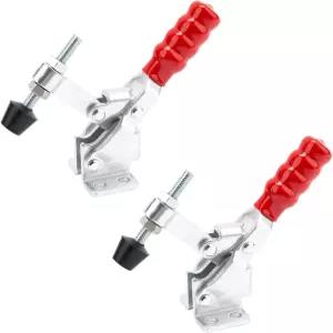 오클라호마 조스 스모킹 챔버 또는 파이어박스 뚜껑과 호환되는 2팩 스모커 도어 래치 클램프 오프셋