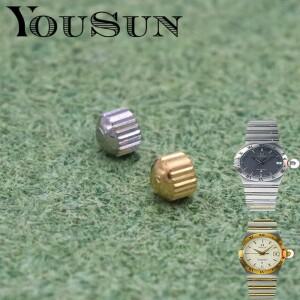 오래된 오메가 별자리 부품 도구용 4MM 시계 액세서리 헤드 크라운