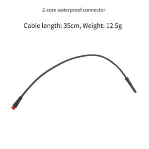 1pc 전기 자전거 브레이크 센서 케이블 2pin/3pin/2A/2Y 오일 디스크 전원 끄기 스위치 자기 유도 와이어