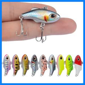 1Pcs Wobbler VIB 낚시 미끼 3.5cm 5g Rattling Crankbaits 겨울 바닷물 낚시 태클을위한 하드 인공 진동