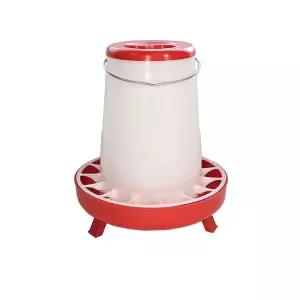 접이식 다리형 닭사료통 5kg모이 병아리 사료 물통 모이물 접이형 급식기