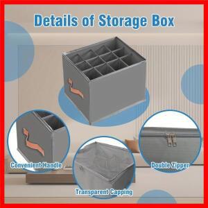 1개 신발 정리함 옷장용 접이식 옥스포드 천 신발 보관함 운동화 샌들 옷 신발 정리함