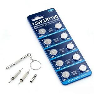 호환상품 1.55V AG10 LR1130 SR54 389 189 버튼형 코인 셀 배터리 자동차 리모컨 시계 장난감 전자기기용
