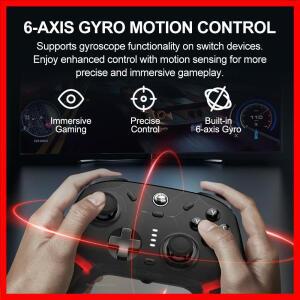 GameSir Cyclone 2 Pro 무선 게임패드 PC용 닌텐도 스위치 2/1 윈도우 스팀 IOS 안드로이드 컨트롤러 마그