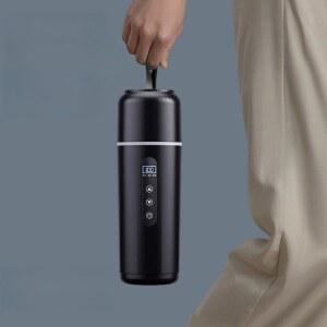 전기 텀블러 가열 전기포트 보온병 스틸 디지털 화이트 304탱크 흰색 물컵 USB 스마트