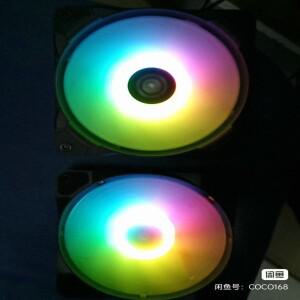 컴퓨터 박스용 냉각 선풍기 RGB 포함 블랙 화이트 12025L DC12V 1.0 120x120x25mm 12cm