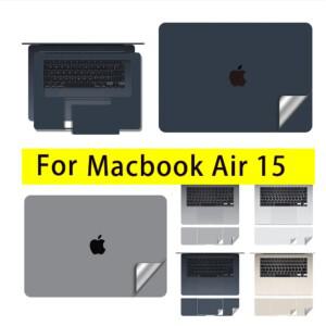 MacBook 2023 M3 Air 15 13.6 A2941 M2 A2681 손바닥 가드 레스트 커버 + 트랙 패드 보호 스티커 용 바디