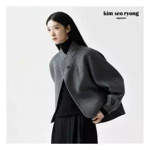 김서룡 25FW 시그니처 울 블렌드 핸드메이드 케이프 코트런칭 가격1원 1136853