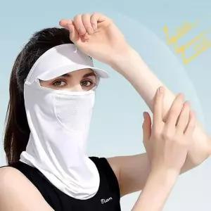 쿨스카프 챙 모자 목토시 얼굴 넥 햇빛가리개