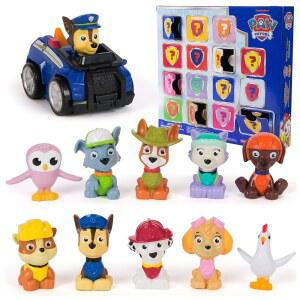 Paw Patrol 리워드 박스, 미니 피규어 8개, 동물 2개, 스티커 시트 4개 및 강아지 스쿼드 레이서 1개, 만 3세 이상 남아 여아용 어린이 장난감