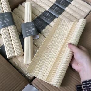 싱글 더블 팩 대나무 식탁 매트 테이블 내열 하이 티 일본식 스시 커튼 커튼