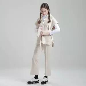 킹덤 후드판초 부츠컷 팬츠 셋업