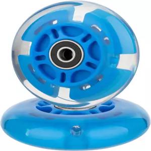 AOWESM 80mm 라이트 업 스쿠터 휠 L.E.D. 플래시 3륜 킥 후방 교체 푸시 인라인 스케이트 마이크로 킥보드