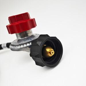 1.5피트 고압 프로판 가스 조절기 그릴 연결기 (호스 포함) 020 PSI 가능 대부분의 히터 화로 테이블용