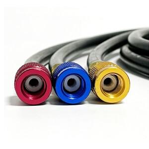 AC 충전 호스 에어컨 냉매 R410A 1/4인치 SAE 세트 800 PSI R134A R32 냉동