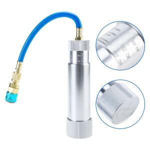 2oz 오일 인젝터 냉매 1/4in SAE 커넥터 R134A R22