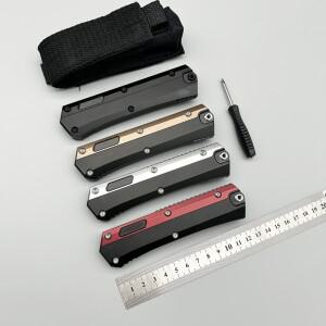 M& T UT18410S Glykon 나이프 CNC 항공 알루미늄 사냥  전투 EDC 야외 자기 방어 포켓 OTF 부품