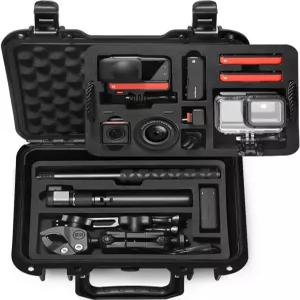 Insta360 ONE RS/Insta360 R 액션 카메라 및 액세서리와 호환되는 Lekufe 휴대용 방수 하드 케이스(케이스