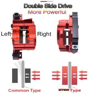 12인치 14 전자 자전거 MTB 유압 디스크 브레이크 세트 알루미늄  스쿠터 전원 제어 시프터 컷 끄기