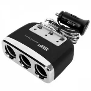 자동차 시거잭 스위치 멀티 소켓 3구 플러그 전기용품