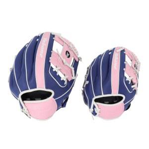 YABANE 소년 연식용 글러브 올라운드용 야구그 로브 주니어 오야코 세트 YA5EGR05 224