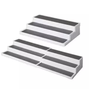 [골드스마일]신축형 다기능 주방 정리대 계단식 수납 트레이 화장품정리대