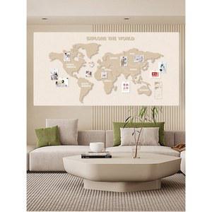 세계지도 마그넷 벽장식 예술 세계 set 칠판 데코 회색 벽걸이 보드 스트립