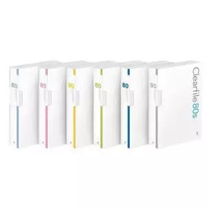 인덱스 905CLP80 하늘 클리어화일 A4 80매 76 F525A 대용량