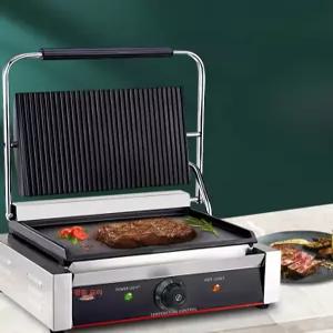 전기그릴 누룽지기계 크룽지 스테이크 철판구이 전기양면팬 제조기 오븐 기계