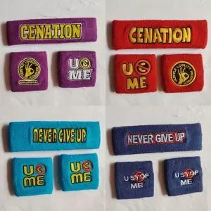 존 시나용 새로운 손목 땀밴드 테니스 스포츠 손목밴드 배구 체육관 손목 보호대 레슬링 땀밴드 타월 팔찌