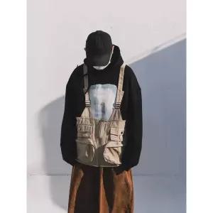 캠핑 앞치마 목공 공예 라이트 그린 작업 카키 조끼